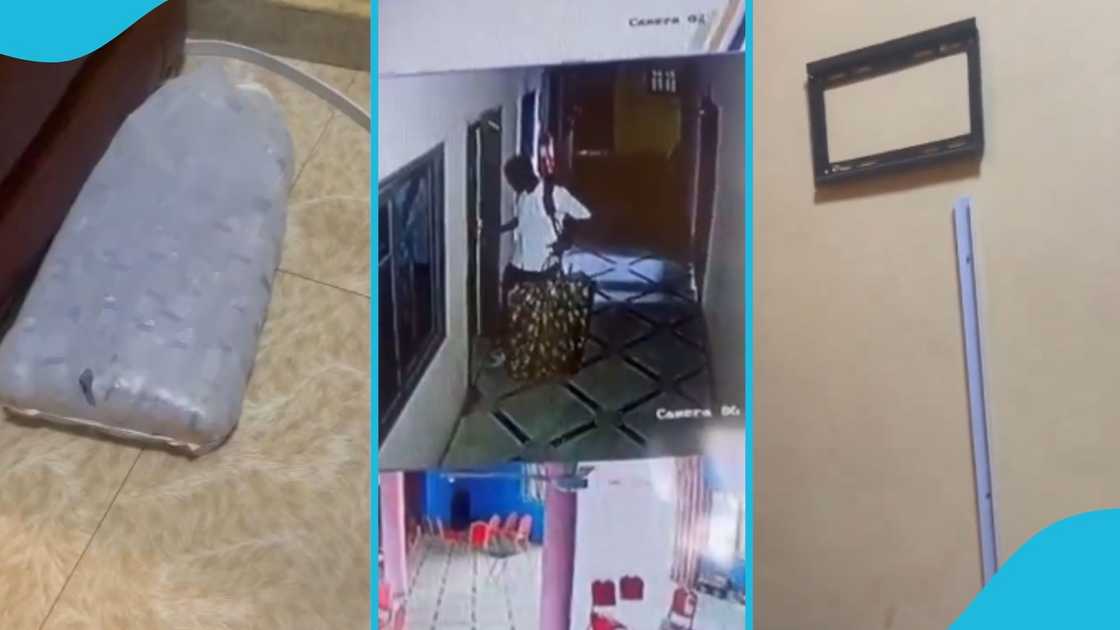 Suspected thief, crime rate, Ghana hotels, flat screen TV, hotel