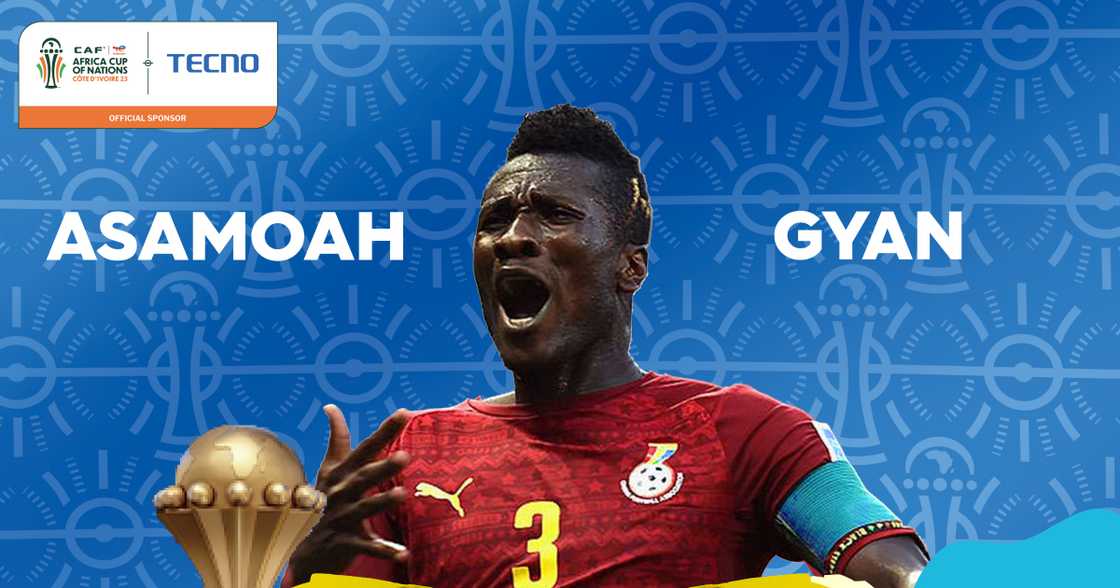 Asamoah Gyan and CAF