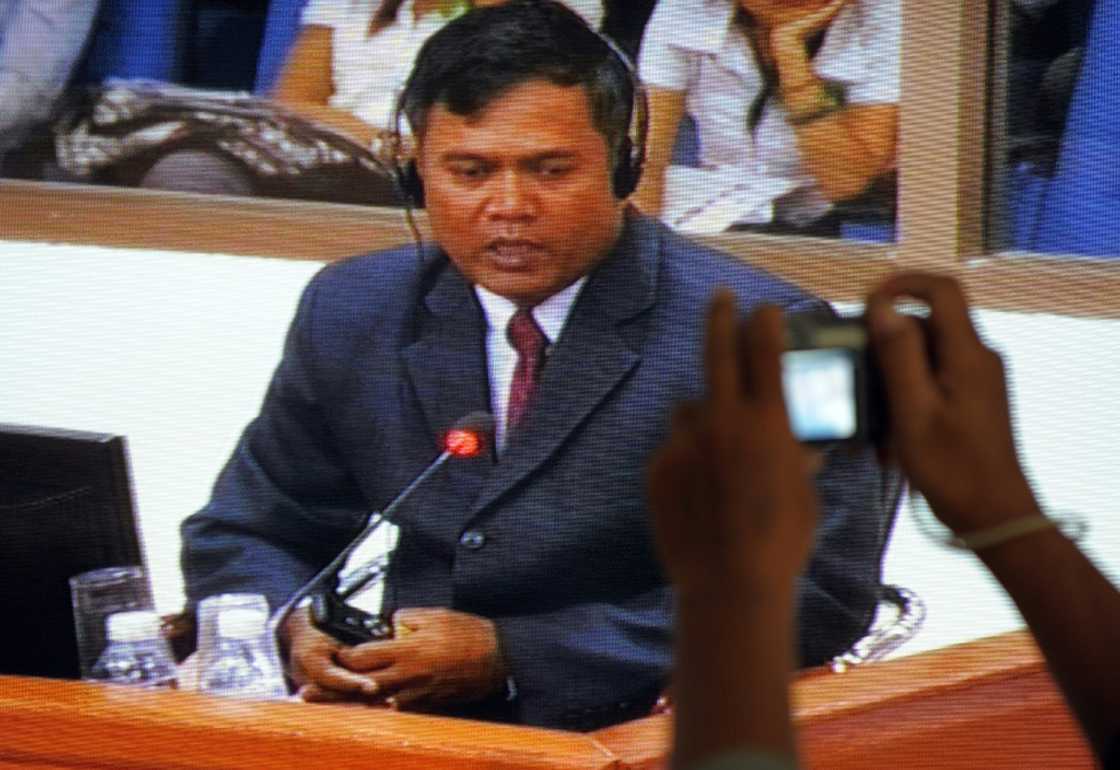 Cambodian psychiatrist Sotheara Chhim, seen here in 2009 during a live broadcast, was among the 2022 winners of the Ramon Magsaysay Award Cambodian psychiatrist Sotheara Chhim, seen here in 2009 during a live broadcast, was among the 2022 winners of the Ramon Magsaysay Award