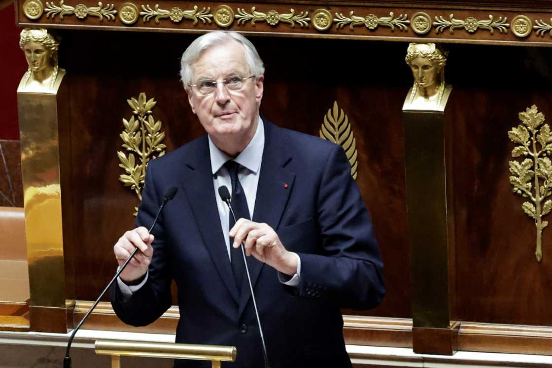 The euro has come under pressure as French Prime Minister Michel Barnier faces a no-confidence vote this week that could topple his new government