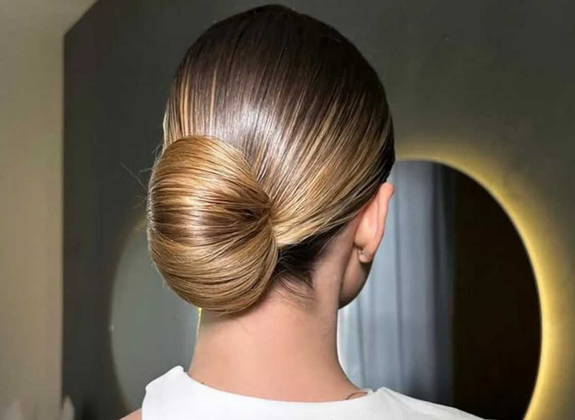 A polished up-do A polished up-do