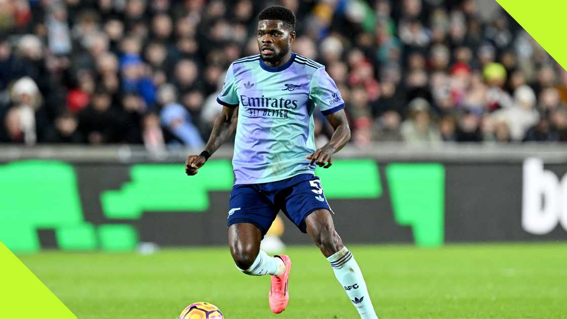 Thomas Partey played full throttle in Arsenal's crucial away win at Brentford on New Year's Day. Thomas Partey played full throttle in Arsenal's crucial away win at Brentford on New Year's Day.