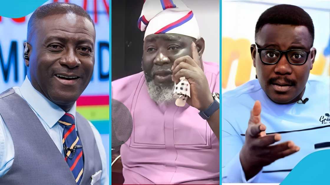 Captain Smart, Johnny Hughes, NPP Chairman, NPP Pushes TV3 Microphone At Press Conference, Chairman Masawudu