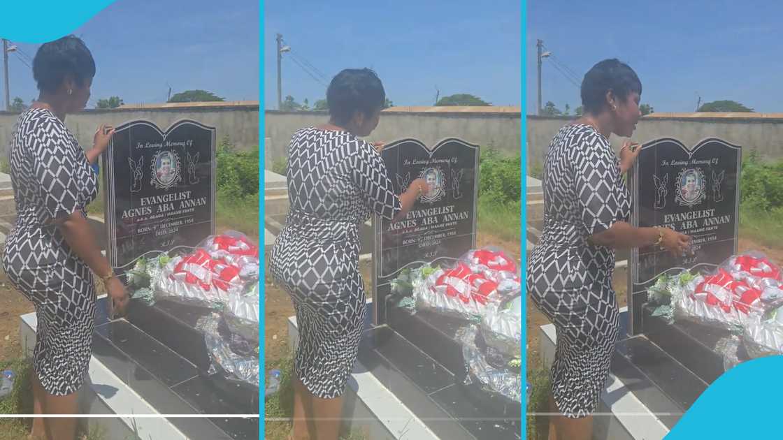 Empress Gifty, Empress Gifty and Agradaa, Empress Gifty's mother, Agradaa, Empress Gifty's husband, Agaaga's burial site Empress Gifty, Empress Gifty and Agradaa, Empress Gifty's mother, Agradaa, Empress Gifty's husband, Agaaga's burial site