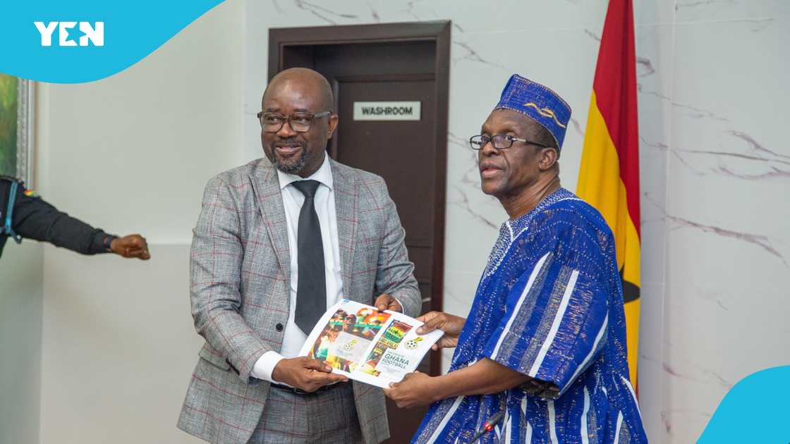 GFA President Kurt Edwin Simeon-Okraku paid a courtesy call on Speaker of Parliament, RT. Hon. Alban Sumana Kingsford Bagbin, and the leadership of Parliament, on Tuesday, March 18, 2025 GFA President Kurt Edwin Simeon-Okraku paid a courtesy call on Speaker of Parliament, RT. Hon. Alban Sumana Kingsford Bagbin, and the leadership of Parliament, on Tuesday, March 18, 2025