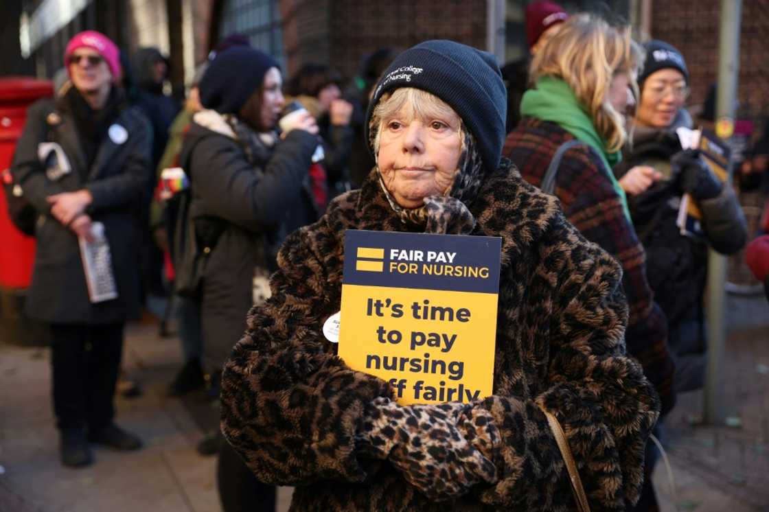 Nurses are among a string of public and private sector workers striking over below-inflation pay