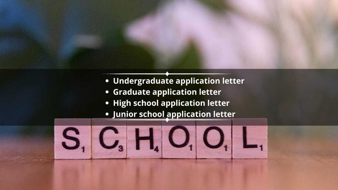 Types of application letters Types of application letters