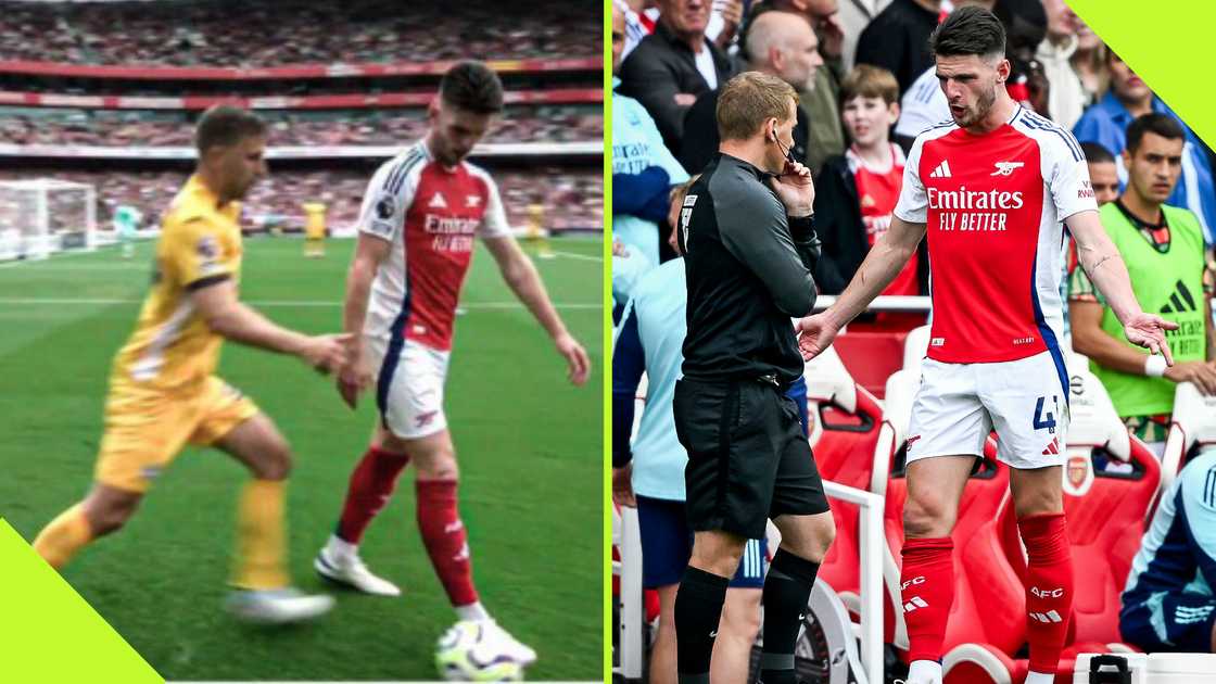 Premier League explain bizarre Declan Rice red card against Brighton Premier League explain bizarre Declan Rice red card against Brighton