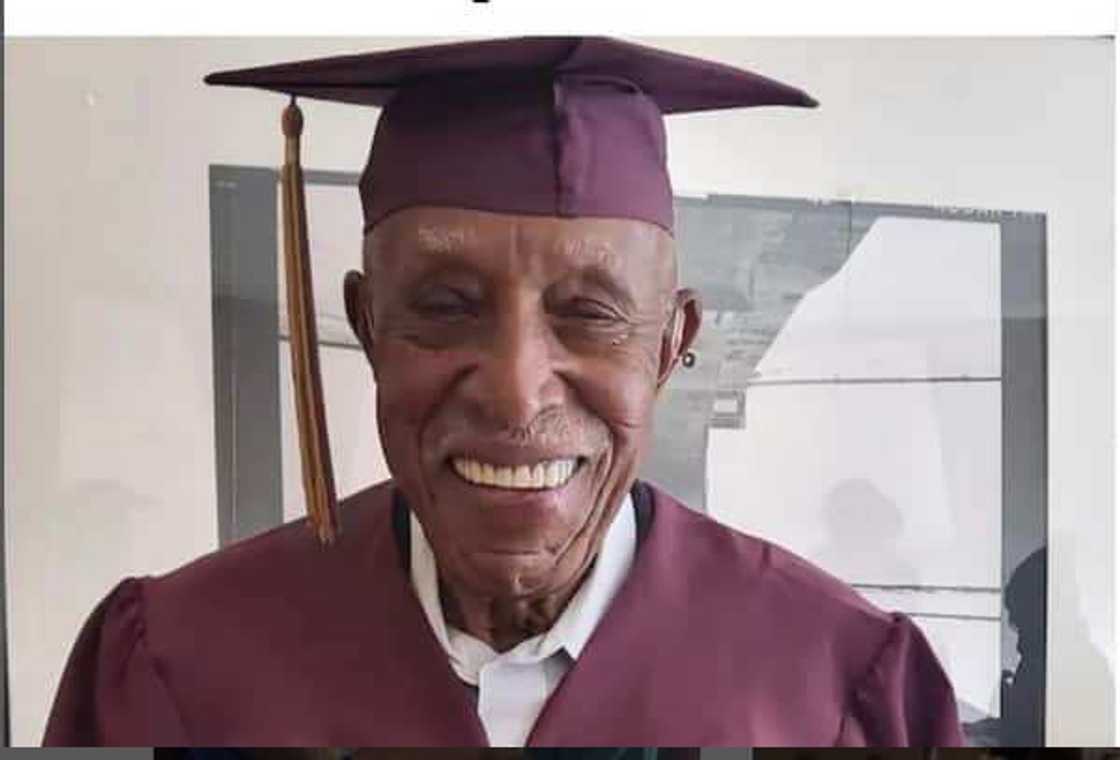 Merril Pitman Cooper finally gets his high school diploma from Jefferson County School, New Jersey. Merril Pitman Cooper finally gets his high school diploma from Jefferson County School, New Jersey.