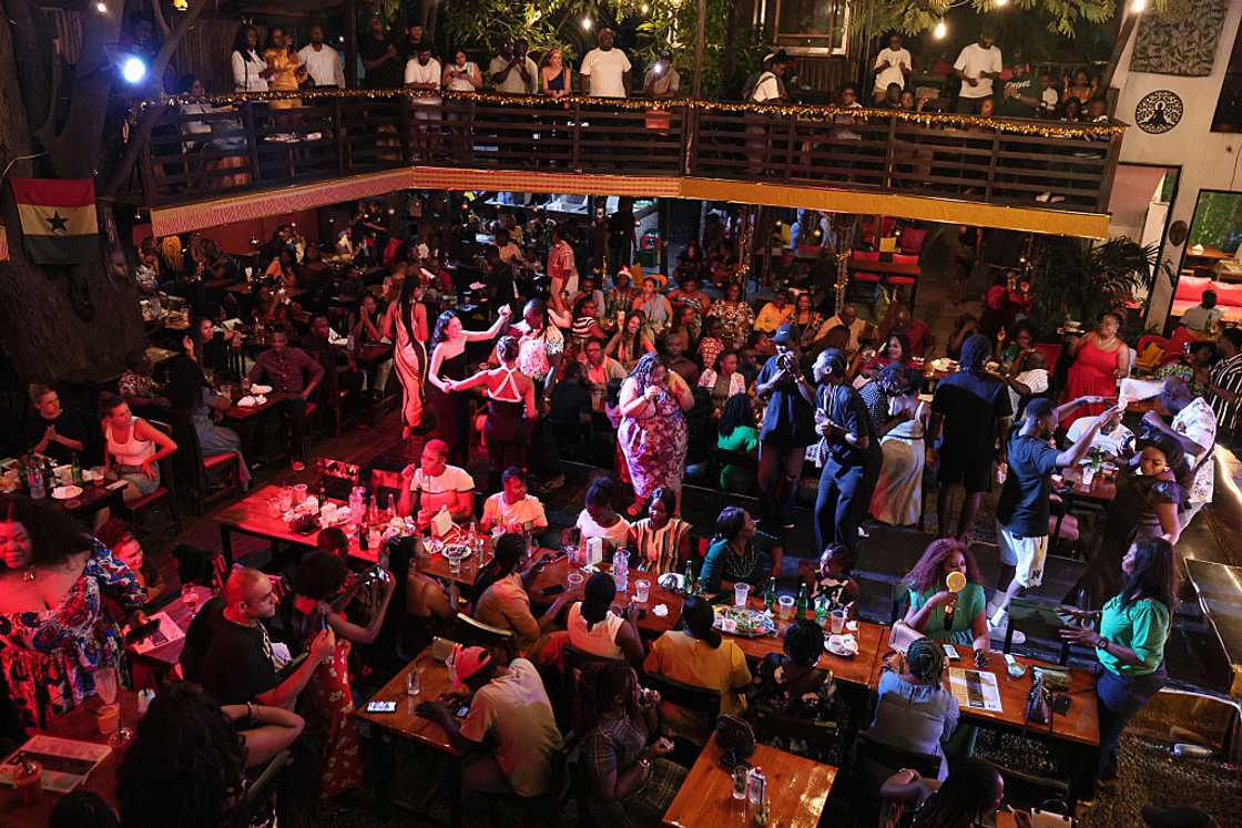 TikTok, German, Ghana, Tourist, Acca, Food, Cedi, Dollar, Restaurant