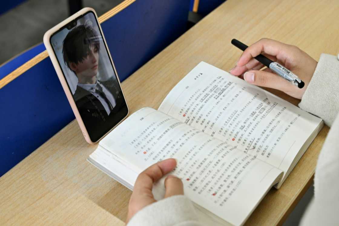 Launched last year, the romantic mobile game 'Love and Deepspace' blends monster-hunting action with sometimes-raunchy cutscenes in a futuristic world Launched last year, the romantic mobile game 'Love and Deepspace' blends monster-hunting action with sometimes-raunchy cutscenes in a futuristic world