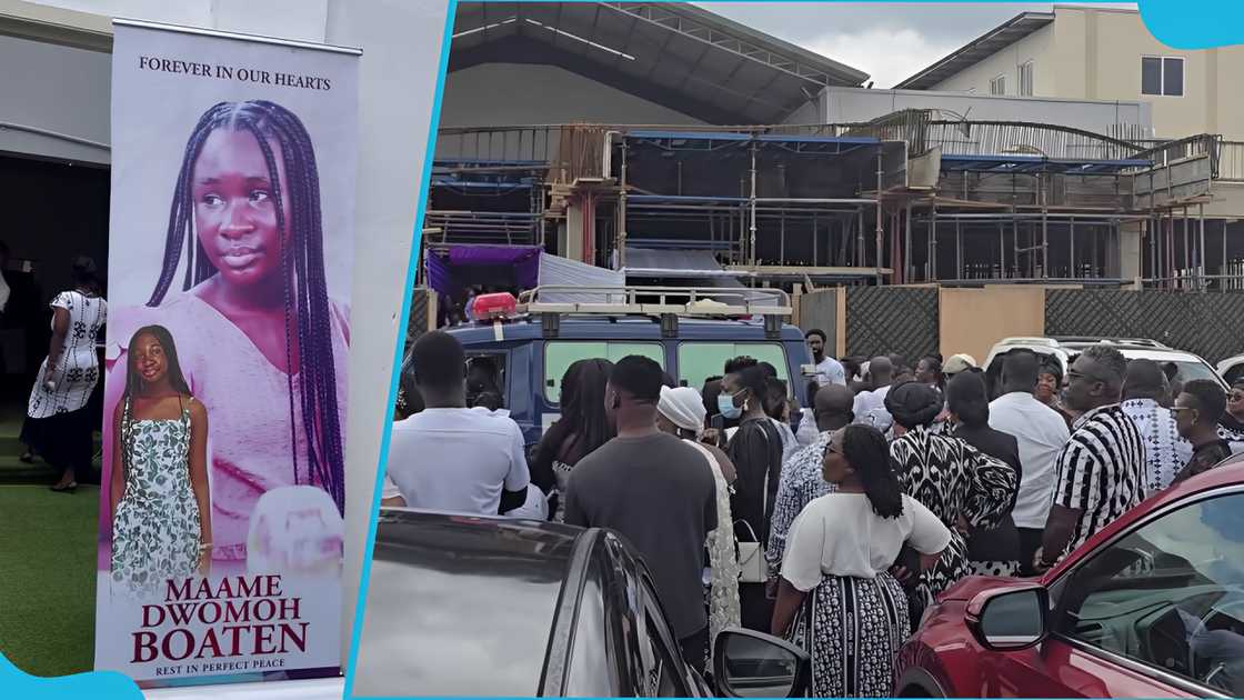 Maame Dwomoh Boaten's funeral, Vigil, Cornerstone Academy, Bishop Salifu Amoako, Elrad Salifu Amoako, East Legon Accident, Maame Dwomoh Boaten, Justine Agbenu