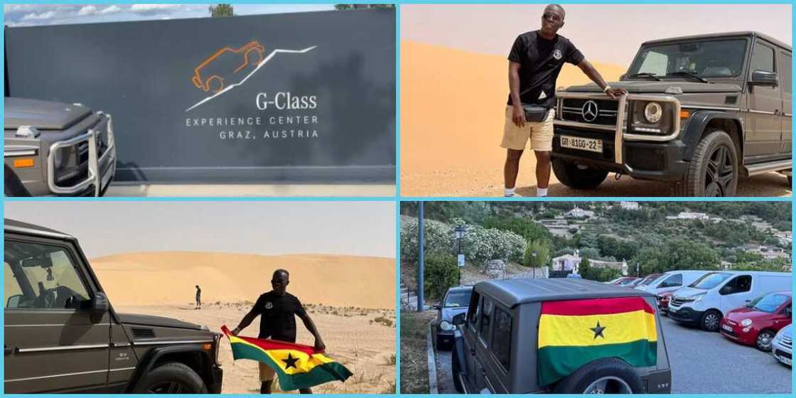 Accra to London G-Wagon driver