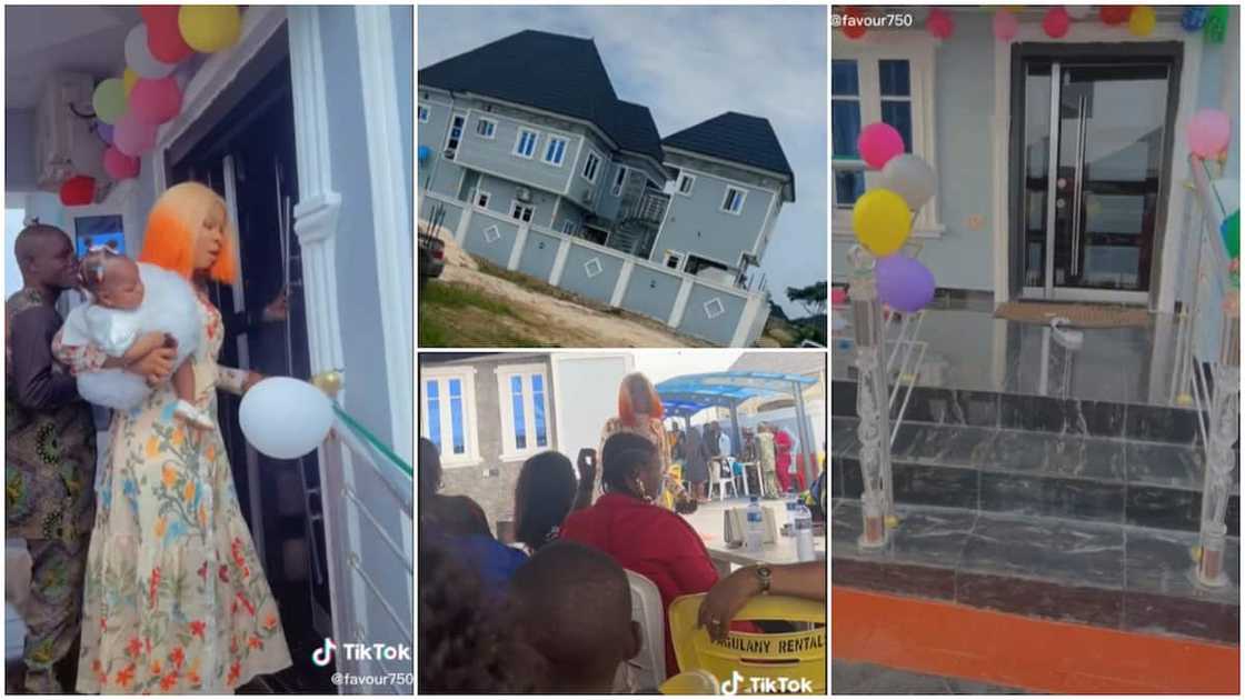 Building house in Nigeria/Nigerian lady organise housewarming party.