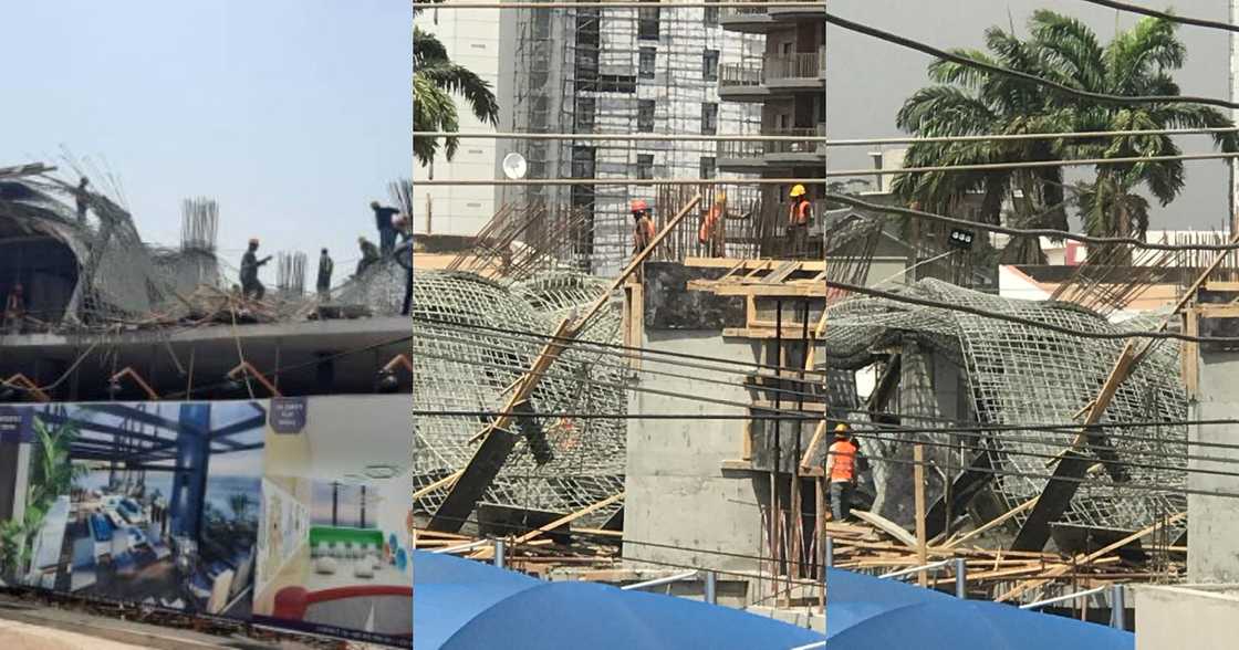 22-storey building under construction at Airport caves in; dozens of workers injured