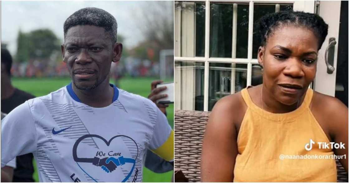 Photo of Agya Koo and Ghanaian lady