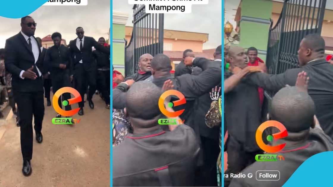 Nana Kwame Bediako, Cheddar, The New Force, Bodyguard beats man, Cheddar's bodyguard, Mamponghene's funeral Nana Kwame Bediako, Cheddar, The New Force, Bodyguard beats man, Cheddar's bodyguard, Mamponghene's funeral