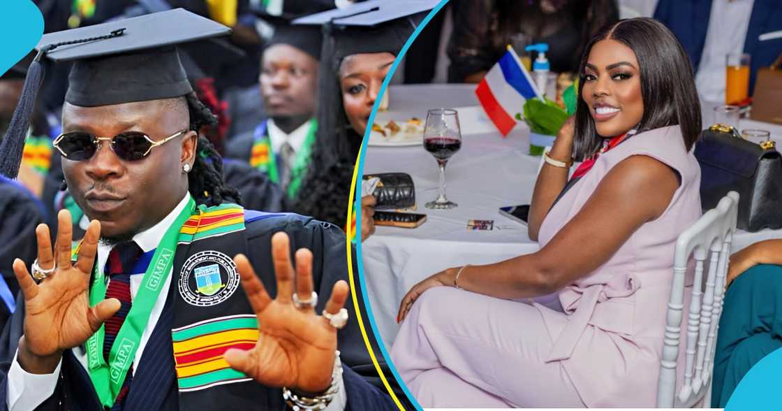 Stonebwoy graduates with second class upper