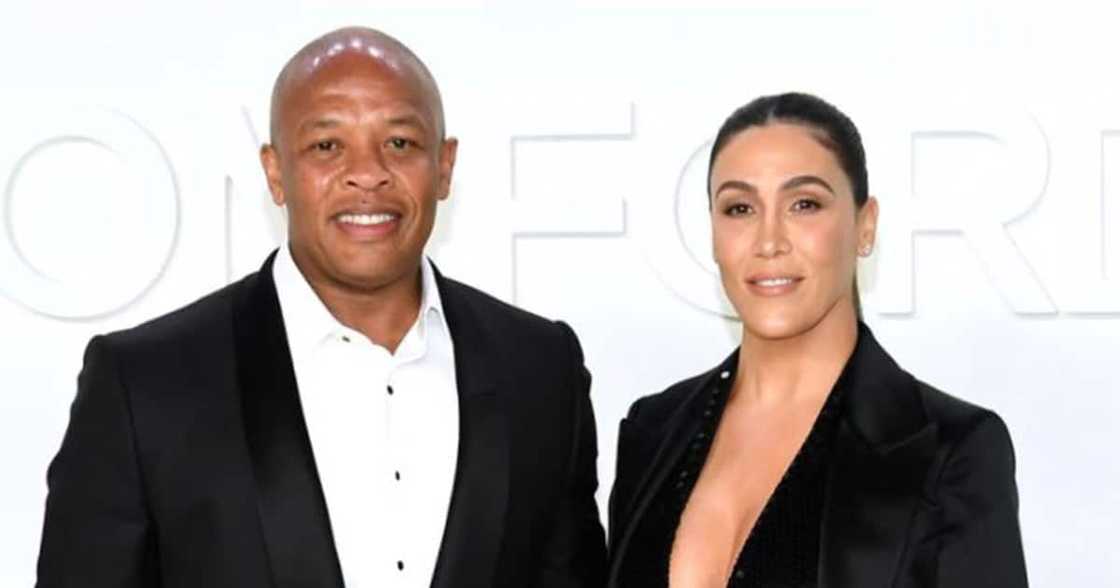Dr Dre's and Nicole Young during happier times. Dr Dre's and Nicole Young during happier times.