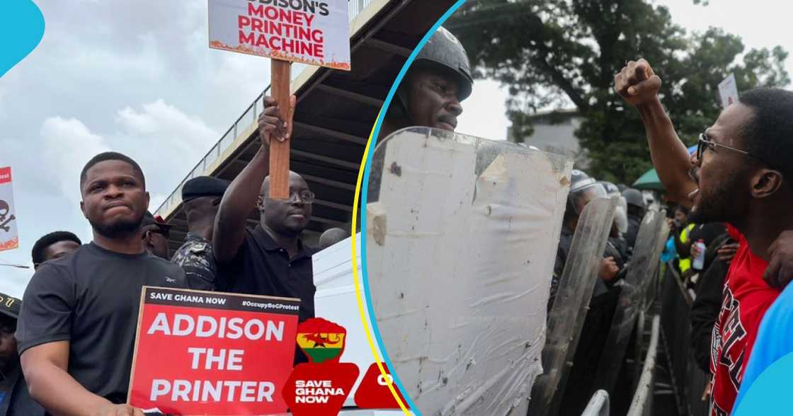 Occupy BoG protest Occupy BoG protest