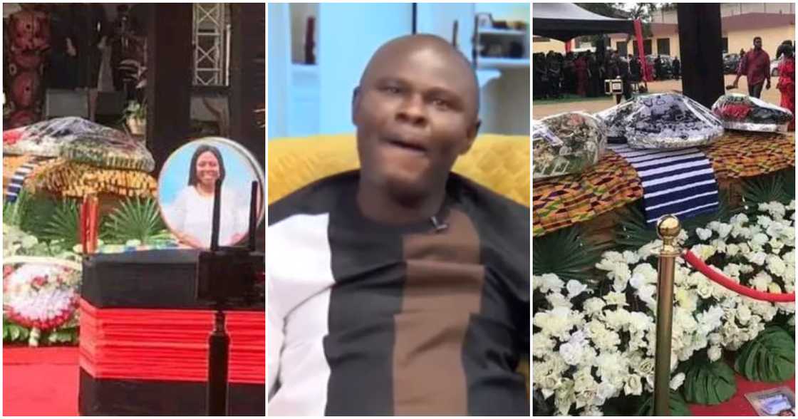 Photo of Uncle Ato and images from his late wife's burial. Photo of Uncle Ato and images from his late wife's burial.