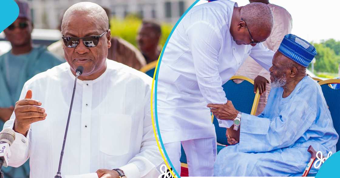 Mahama Spends Eid With The Ahlussuna Wal-Jamah Muslim Group - YEN.COM.GH