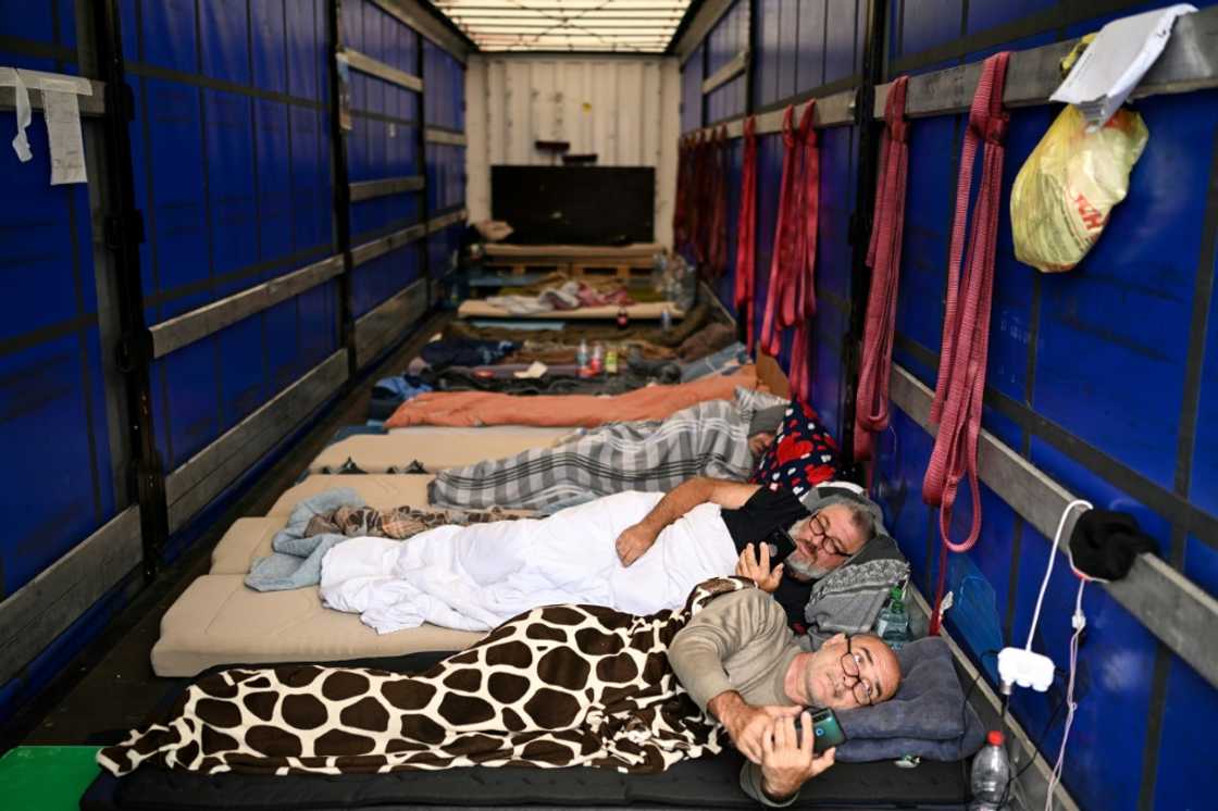 While they receive regular small allowances for food, the truckers said they can go for months without receiving their salaries While they receive regular small allowances for food, the truckers said they can go for months without receiving their salaries