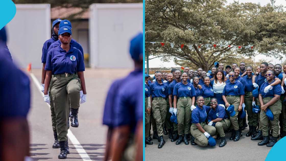 National Service Personnel, military training, army training, TDC Ghana