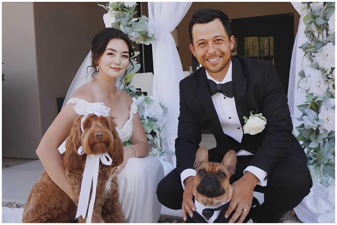 Xander Schauffele and Maya Lowe spending the day outdoors. Xander Schauffele and Maya Lowe spending the day outdoors.
