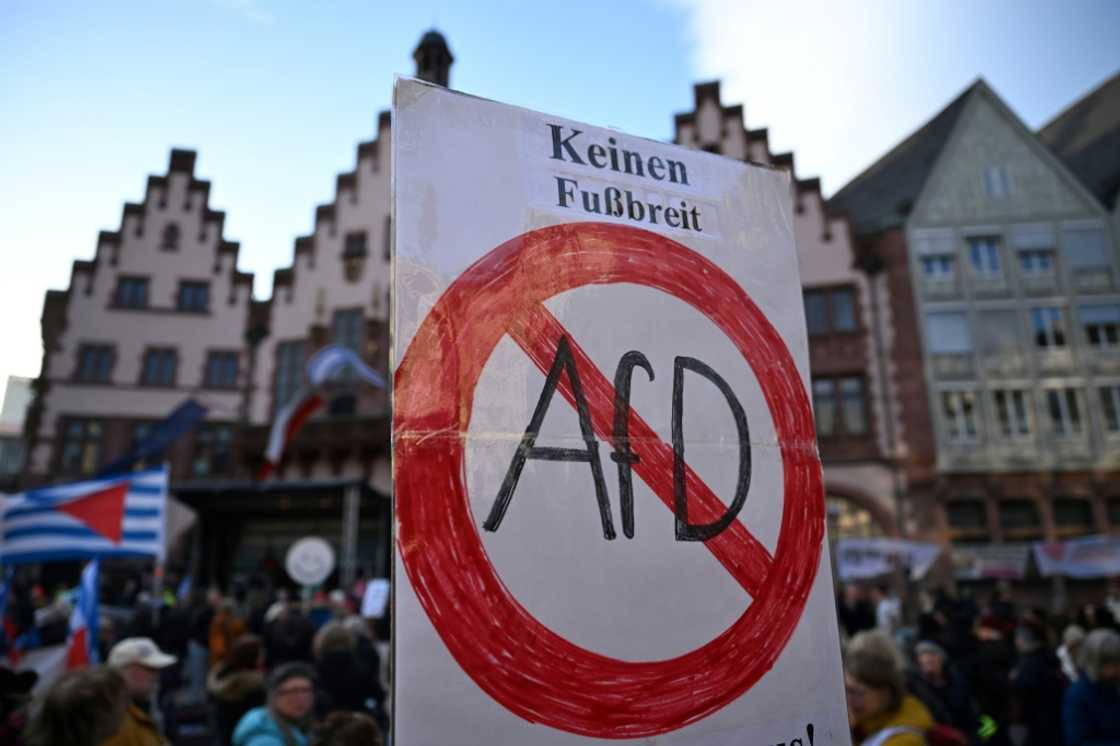 Germany's far-right AfD party is tied for second place in opinion polls ahead of EU Parliament elections Germany's far-right AfD party is tied for second place in opinion polls ahead of EU Parliament elections