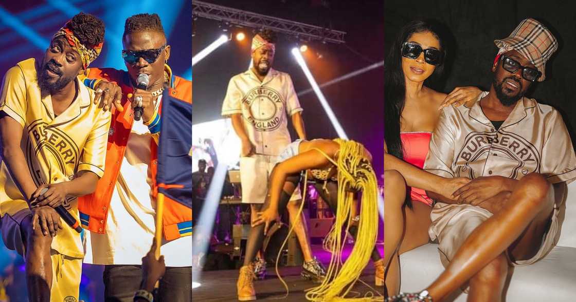 Beenie Man and Stonebwoy Beenie Man and Stonebwoy