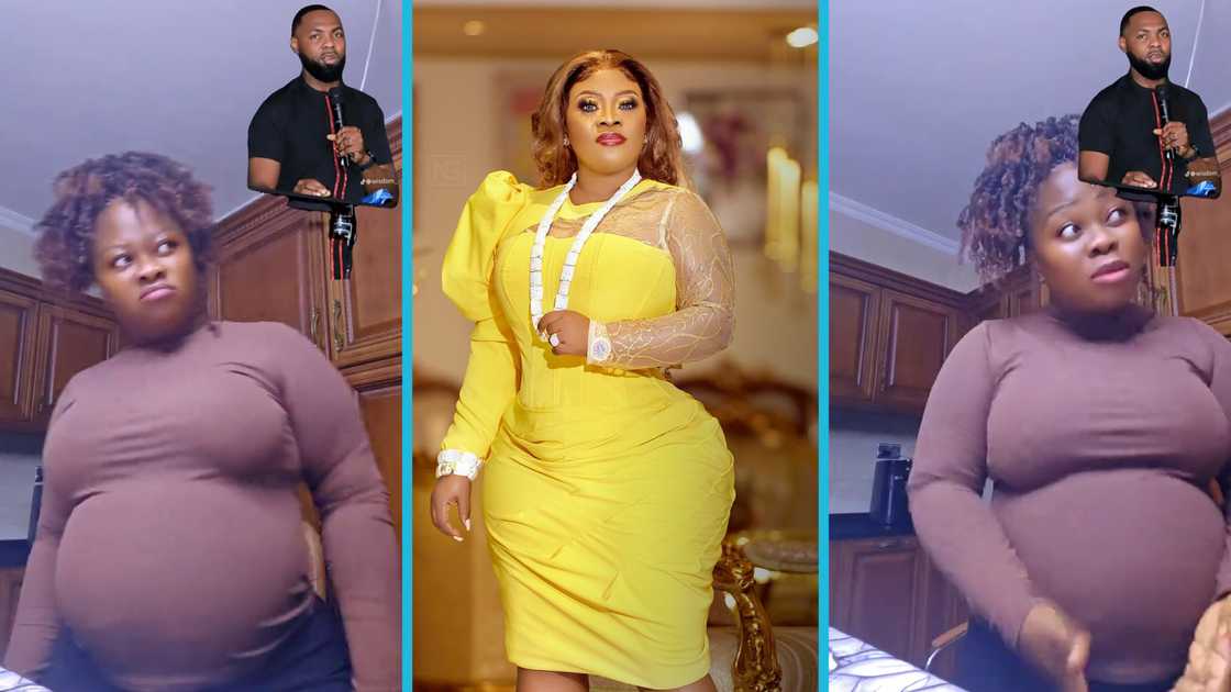 Queen Ciara, Rev Obofour, Rev Obofour's children, Rev Obofour's mother's funeral, Queen Ciara's funny videos, Queen Ciara baby bump photos