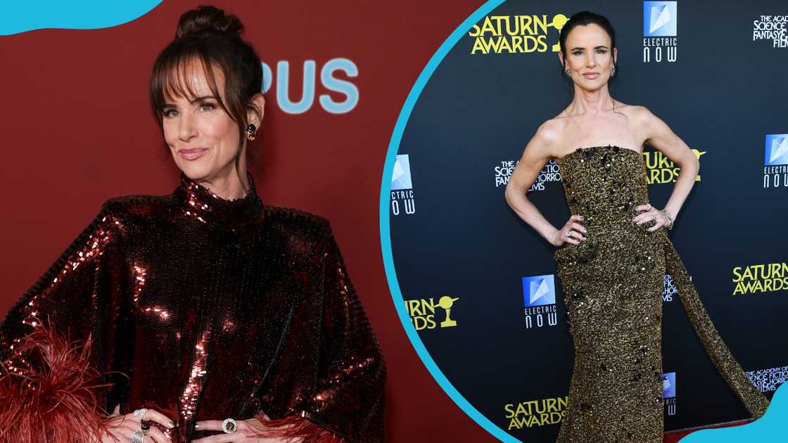 Juliette Lewis at A24's "Opus" Los Angeles Premiere (L), she attends the 52nd Annual Saturn Awards (R) Juliette Lewis at A24's "Opus" Los Angeles Premiere (L), she attends the 52nd Annual Saturn Awards (R)