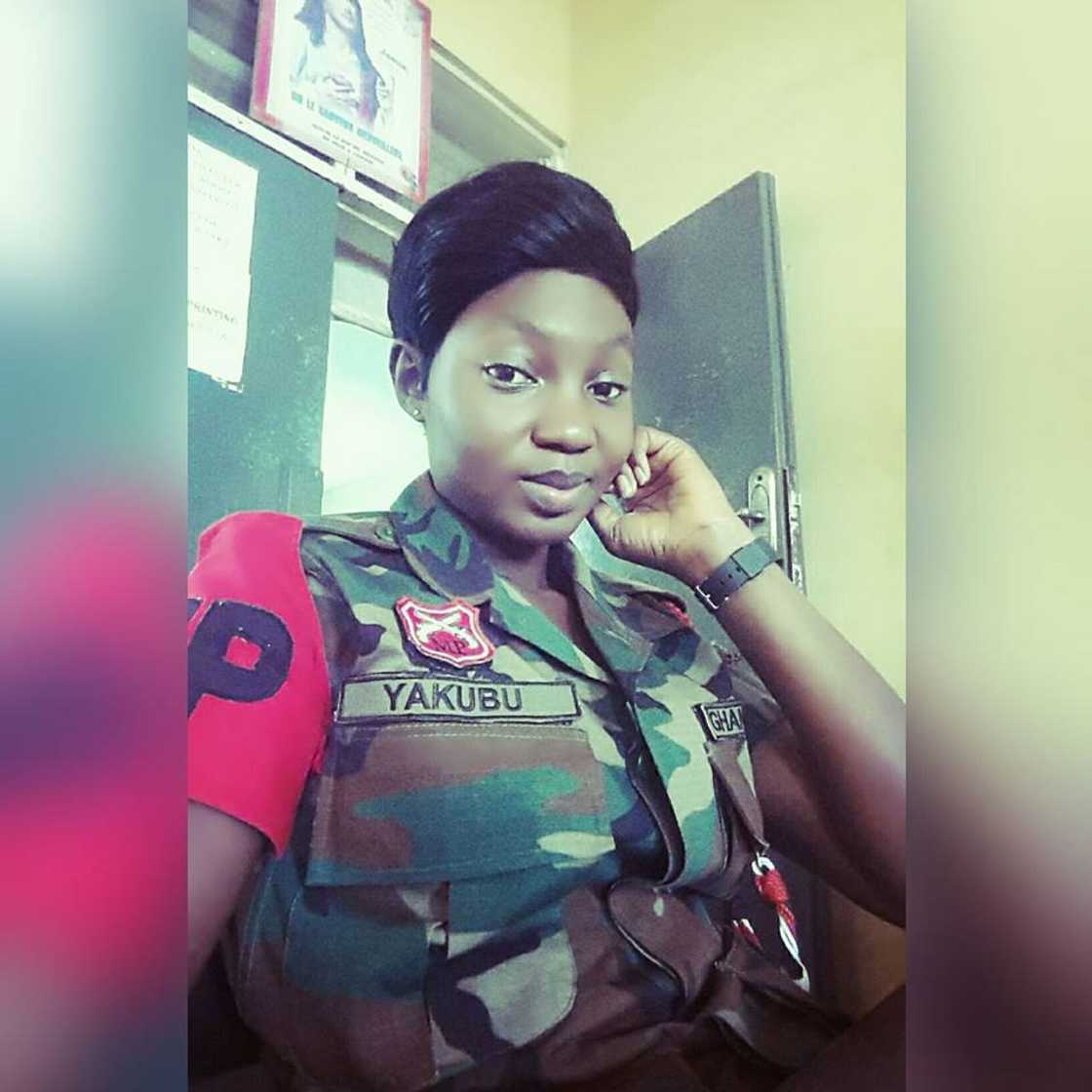 Meet Yakubu Shahada, the female military officer whose beautiful photos are causing confusion on social media