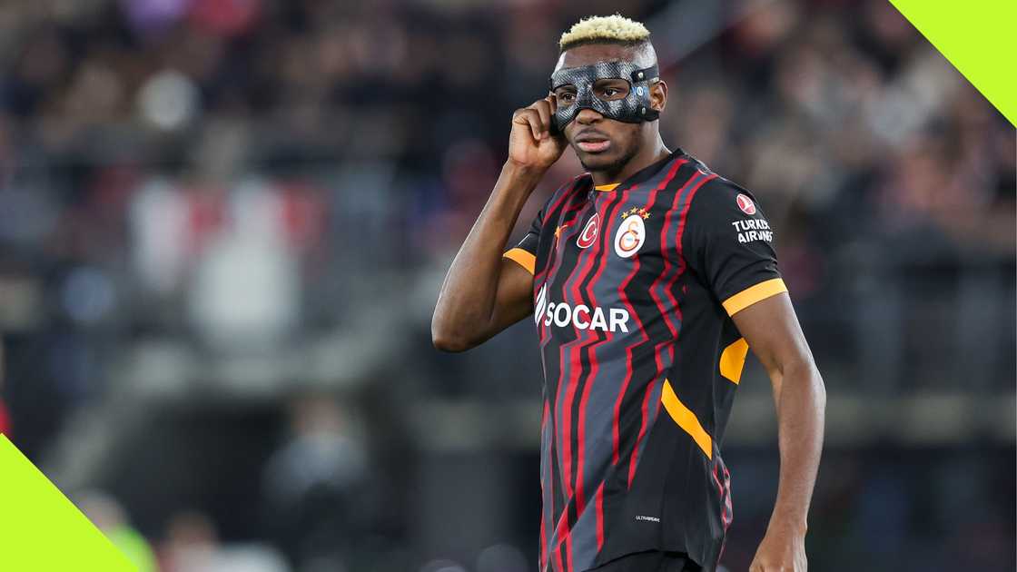 Victor Osimhen, Galatasaray,AZ Alkmaar, AFAS Stadium, Netherlands, UEFA Europa League. Victor Osimhen, Galatasaray,AZ Alkmaar, AFAS Stadium, Netherlands, UEFA Europa League.