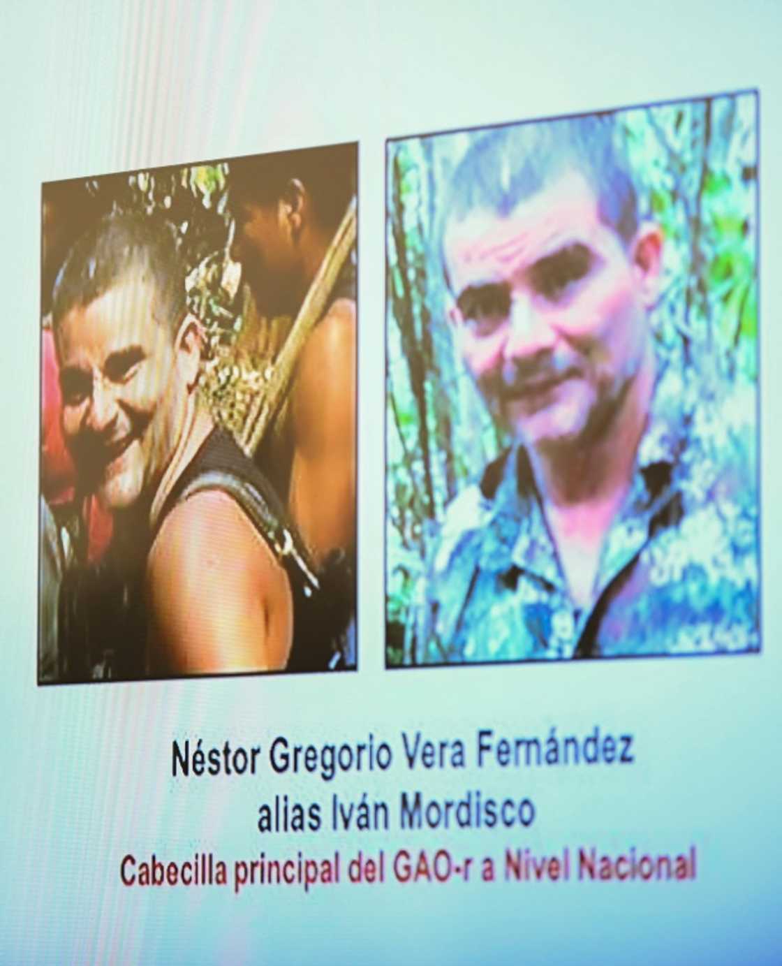 Defense Ministry handout picture of FARC dissident commander Nestor Vera, aka Ivan Mordisco Defense Ministry handout picture of FARC dissident commander Nestor Vera, aka Ivan Mordisco