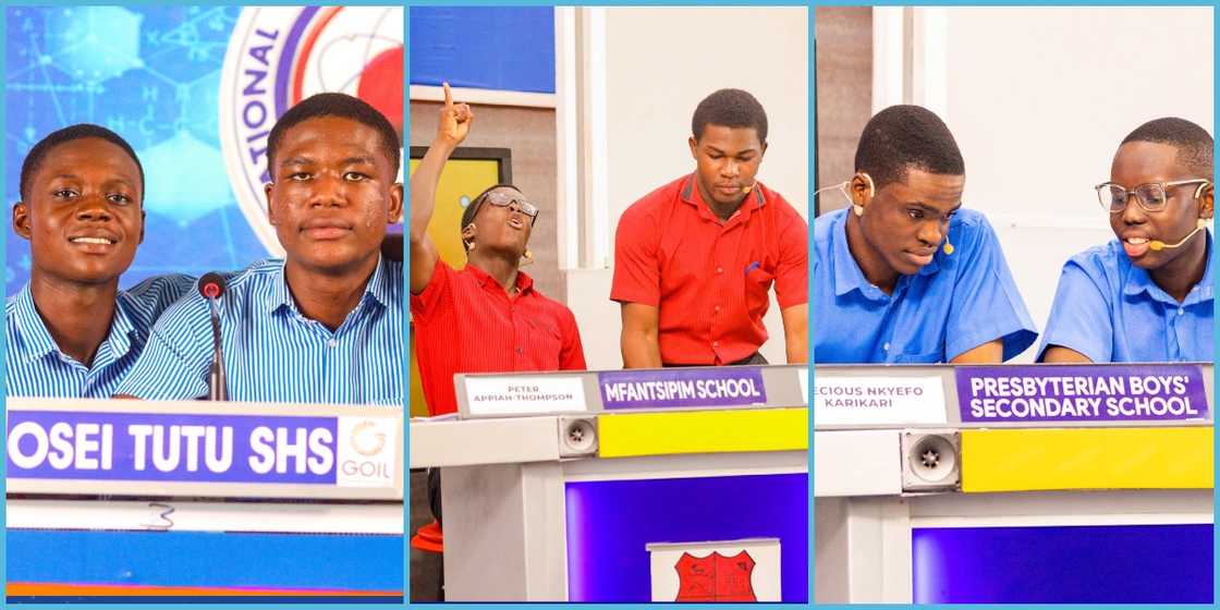 National Science and Maths Quiz, Osei Tutu SHS, PRESEC, Legon, Mfantsipim School, STEM, Semi-final, NSMQ 2024, NSMQ Winner. National Science and Maths Quiz, Osei Tutu SHS, PRESEC, Legon, Mfantsipim School, STEM, Semi-final, NSMQ 2024, NSMQ Winner.