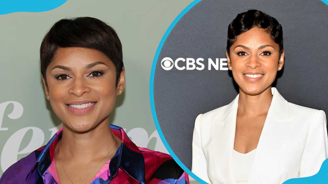Jericka Duncan attends Variety's 2023 Power of Women event (L). Duncan attends BET and CBS news presents (R) Jericka Duncan attends Variety's 2023 Power of Women event (L). Duncan attends BET and CBS news presents (R)