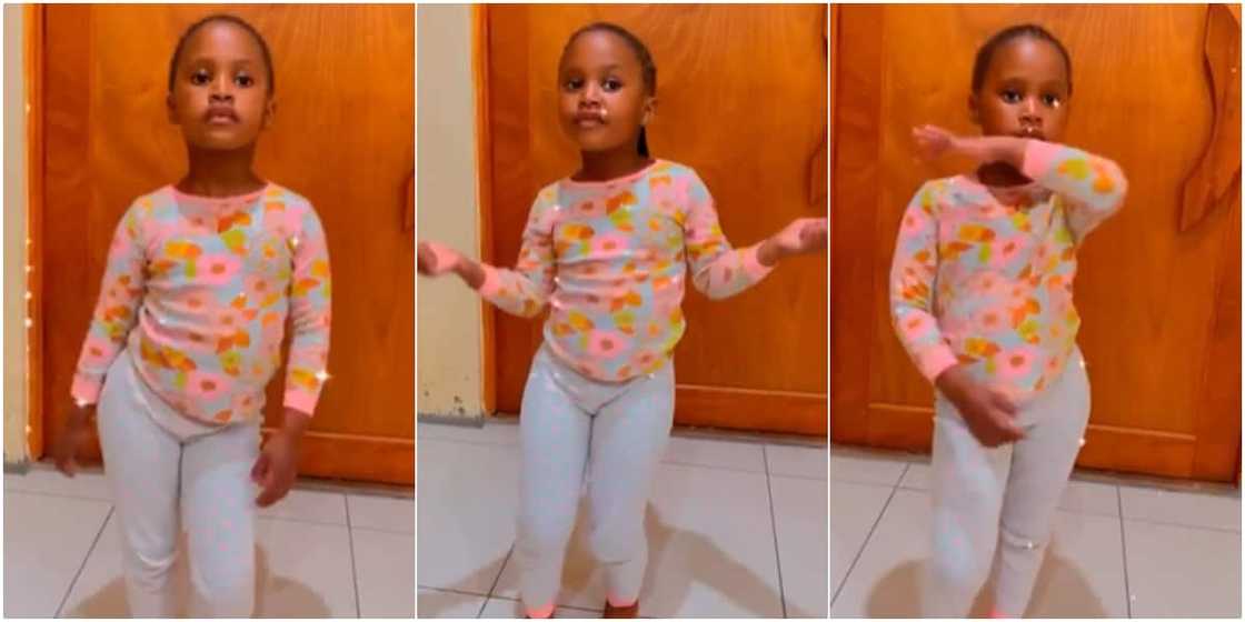 Little girl dancing Little girl dancing