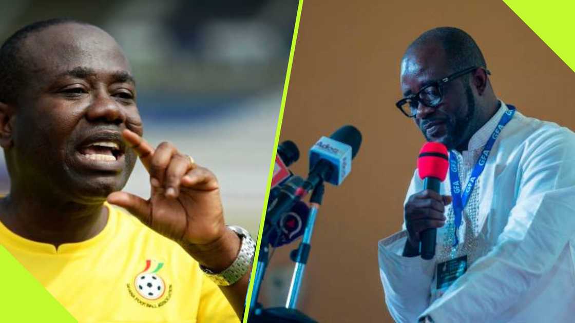 Kwesi Nyantakyi unimpressed with state of Ghana football. Kwesi Nyantakyi unimpressed with state of Ghana football.