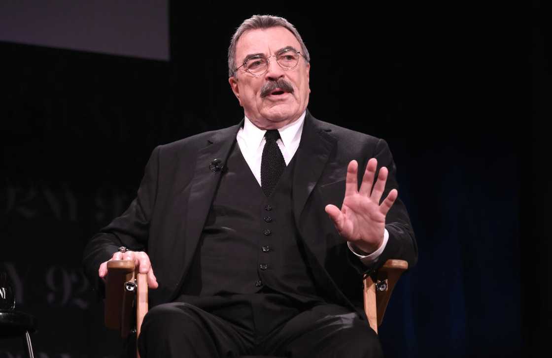 Tom Selleck in a black suit Tom Selleck in a black suit