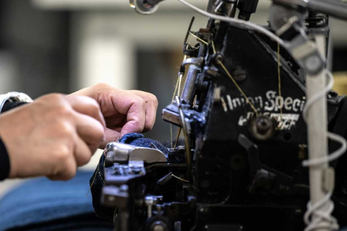 A standard pair of Momotaro Jeans costs about $200, but its most expensive offering -- woven by hand on a wooden machine -- can be as much as $1,300 A standard pair of Momotaro Jeans costs about $200, but its most expensive offering -- woven by hand on a wooden machine -- can be as much as $1,300