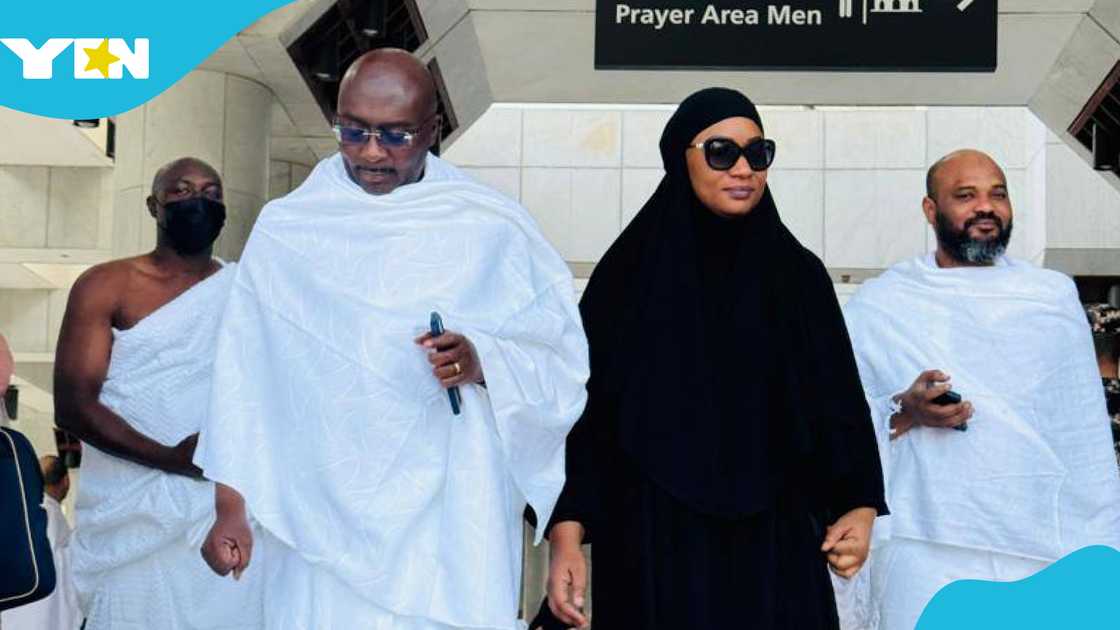 Bawumia and Samira Brave Middle East Tensions to Perform Umrah In Saudi Arabia