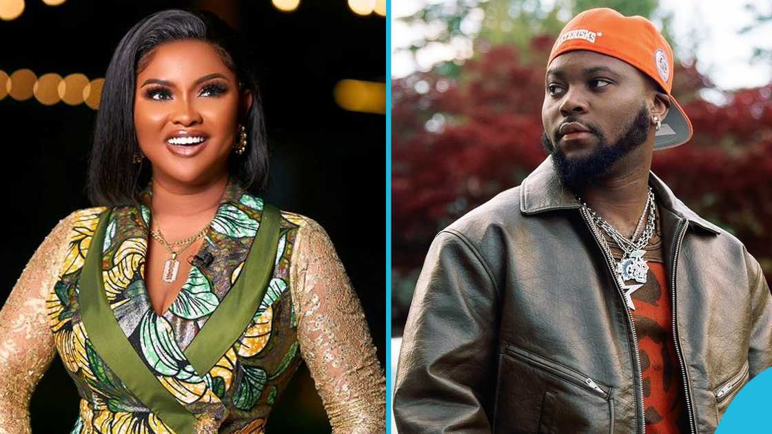 Nana Ama McBrown, King Promise, Nana Ama McBrown and King Promise, King Promise's shoe, King Promise's music, Ghanaian actress Nana Ama McBrown, King Promise, Nana Ama McBrown and King Promise, King Promise's shoe, King Promise's music, Ghanaian actress