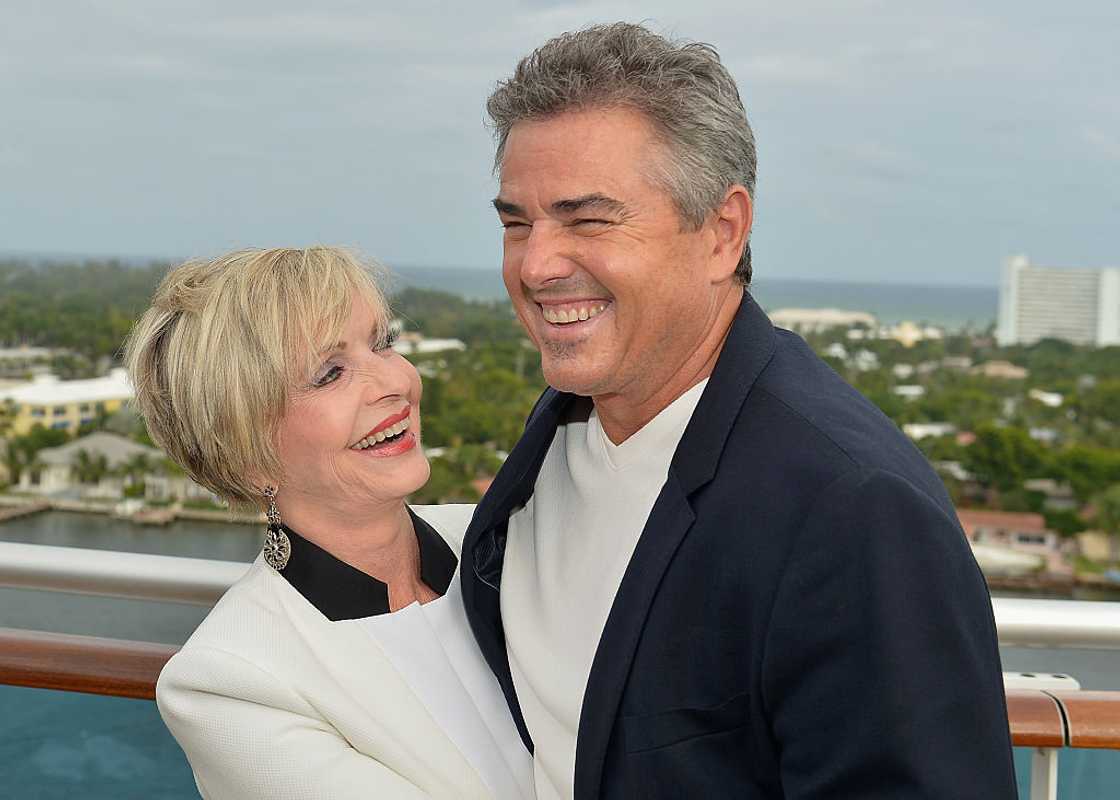 Florence Henderson and Christopher Knight Florence Henderson and Christopher Knight