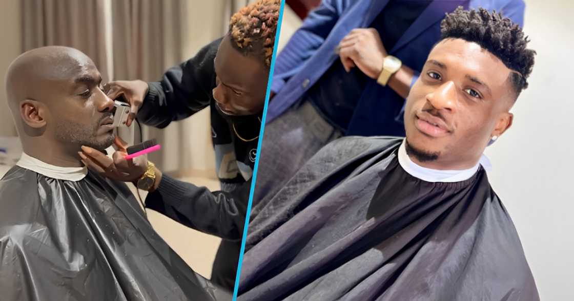 Black Stars players get celebrity haircut ahead of Central African Republic game Black Stars players get celebrity haircut ahead of Central African Republic game