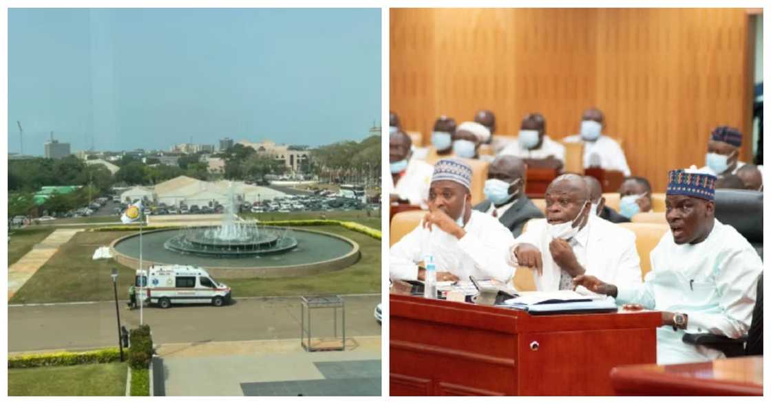 Ambulance in Parliament Ambulance in Parliament