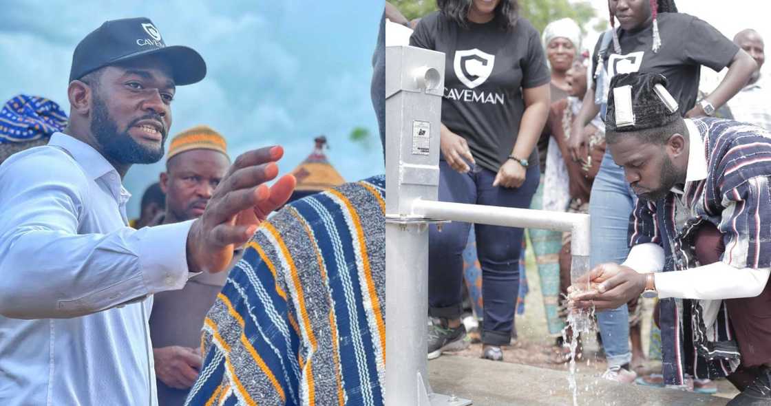 Anthony Dzamefe: CEO of Caveman Watches Builds Borehole Worth GHc 20k for Upper West