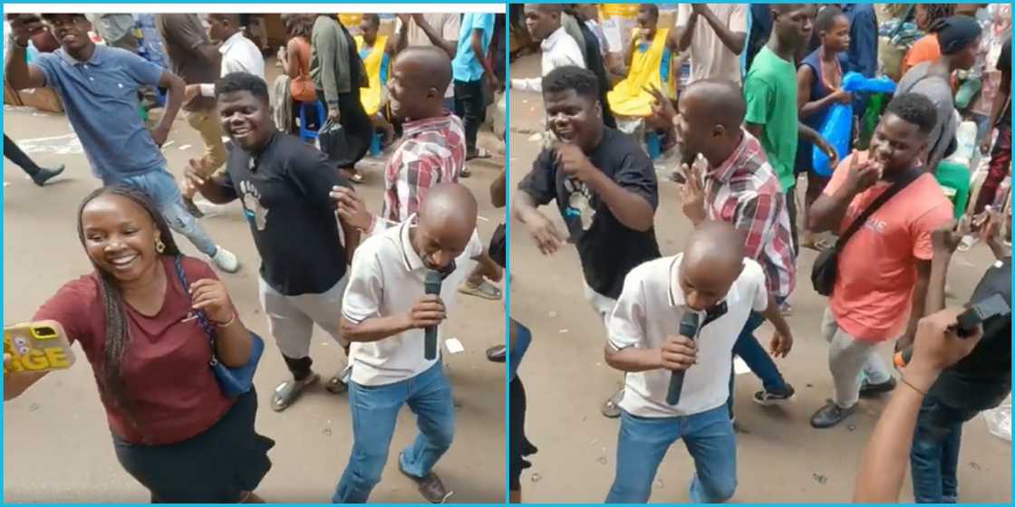 Wode Maya: Ghanaian YouTuber dances in Ugandan market Wode Maya: Ghanaian YouTuber dances in Ugandan market