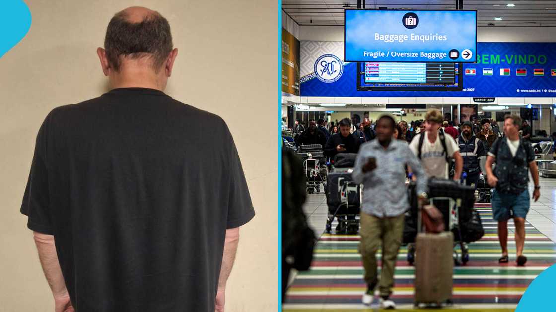South African Man Arrested at OR Tambo Airport With Narcotics Worth Millions From Ghana